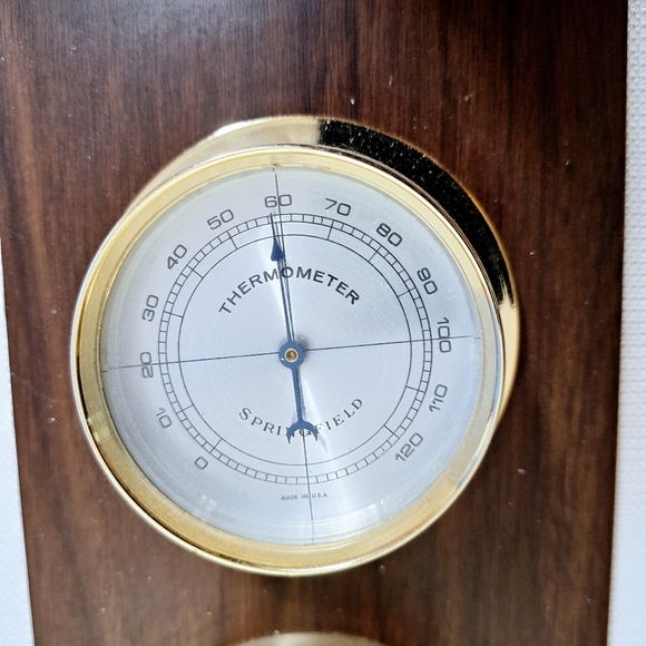 One Jason and one Springfield Brand" Weather The Storm" Vintage Barometers. - Picture 8 of 15